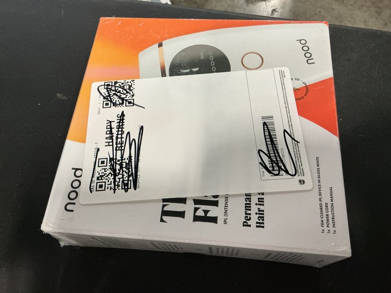 Condition photo showing New/Like New for nood the flasher 2.0 ipl permanent hair removal