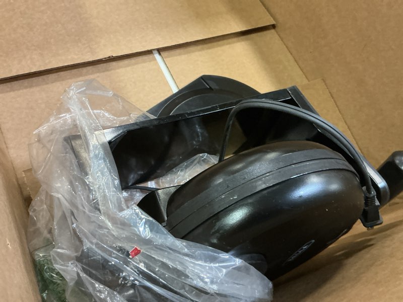 Condition photo showing As Is for BELLA Classic Rotating Belgian Waffle Maker with Nonstick Plates, Removable Drip Tray, Adjustable Browning Control and Cool Touch Handles, Black