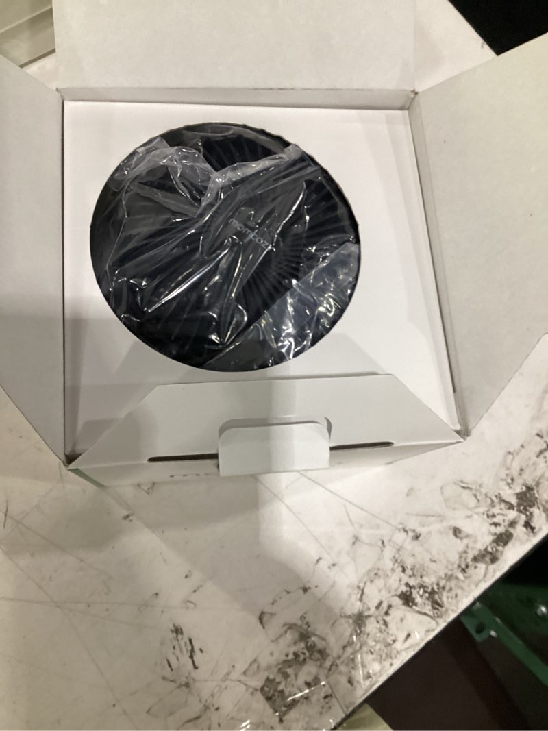 Condition photo showing New/Like New for momcozy 8000mah portable stroller fan | 27h ultra-long battery life | detachable 4 speed 360°rotate | 2 modes led night light, usb rechargeable handheld cooling fan for travel, car seat, bedroom black