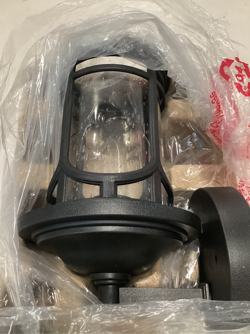Condition photo showing As Is for Quoizel MBH8407PN Marblehead Outdoor Lantern in Palladian Bronze