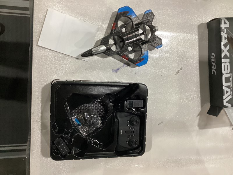 Condition photo showing New/Like New for 4DRC V32 Foam Remote Control Airplanes RC Planes for Kids Adults, RC Airplane Fighter Jet with Light, 360° Flip Fighter Jet Toys, Stunt Roll, Airplane Toy Gifts for Kids Boys V32-2batteries