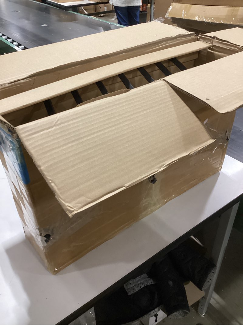 Condition photo showing New/Like New for Fireplace Grate 24 Inch, Fireplace Grates Heavy Duty Cast Iron Solid Steel 7 Bars Fire Pit Grate with 6 Support Legs, Fireplace Log Grate Outdoor Indoor Wrought Iron Wood Burning Rack