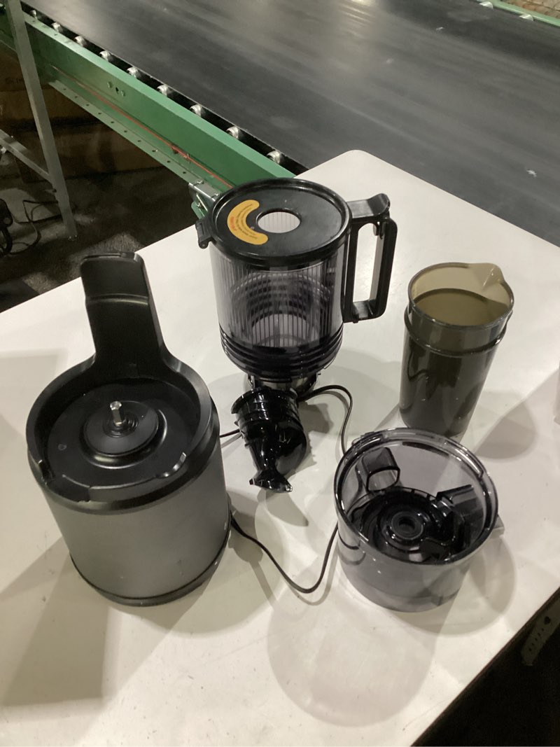 Condition photo showing Good Condition for amzchef cold press juicer machine, 6-inch chute for whole fruits/veggies | triple stainless steel filter, quiet dc motor and easy-clean parts for smooth, high-yield juice from fruits and vegetables
