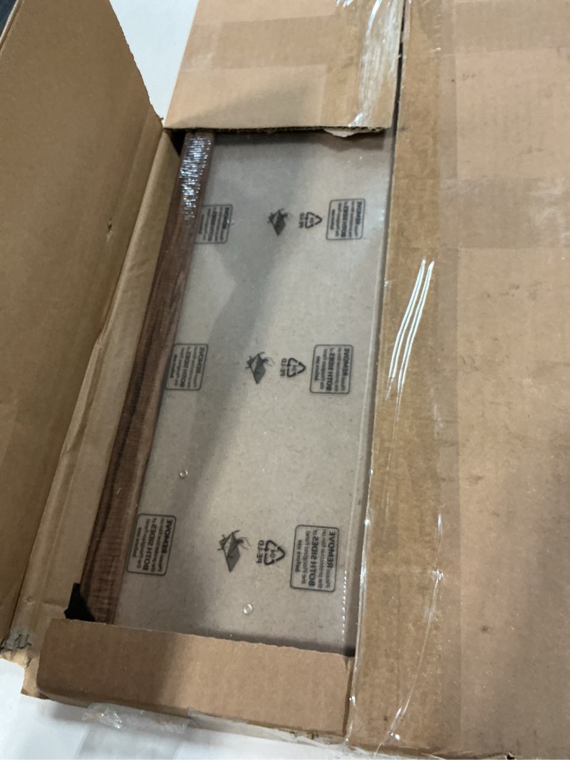 Condition photo showing Good Condition for Rustic Walnut 10x20 Frame - Single Frame, 10 x 20 Poster Frame for Artwork, Puzzles, Photos and Movie Posters Picture Frames 10" x 20"