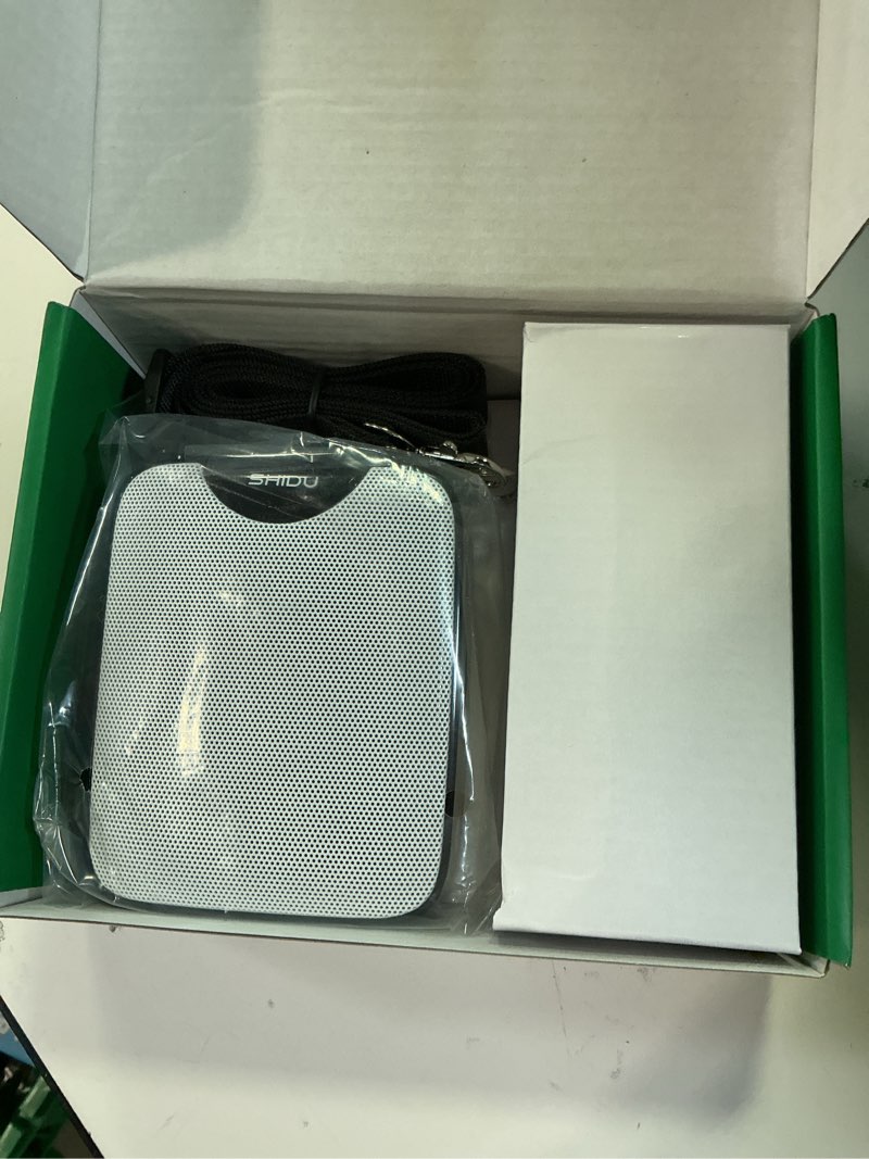 Condition photo showing Good Condition for SHIDU 35W Power Voice Amplifier with Bluetooth Wireless Lavalier Microphone, Portable Teacher Mic with Speaker Personal Clip On Microphone System for Teacher Meeting Training-M500 (Black)