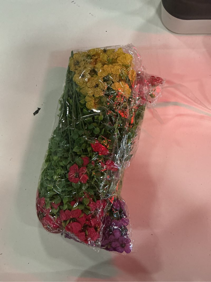 Condition photo showing New/Like New for inqcmy artificial flowers for outdoor faux plants fake flowers spring decor