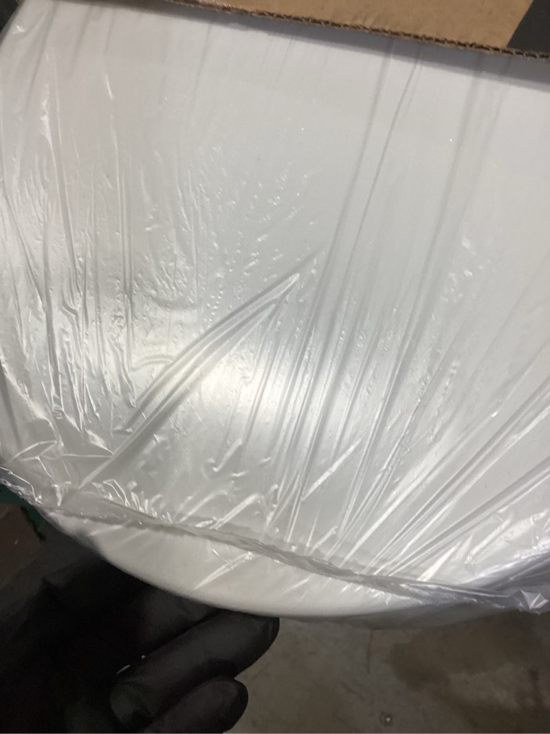 Condition photo showing New/Like New for bemis 70 durable plastic toilet seat, round, white