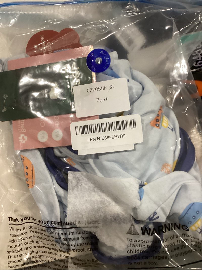 Condition photo showing As Is for kuoser recovery suit for dogs cats after surgery, professional pet recovery shirt dog abdominal wounds bandages, substitute e-collar & cone,prevent licking dog onesies pet surgery recovery suit xl (back:20.1-24.8'', weight:42-75 lb) boat