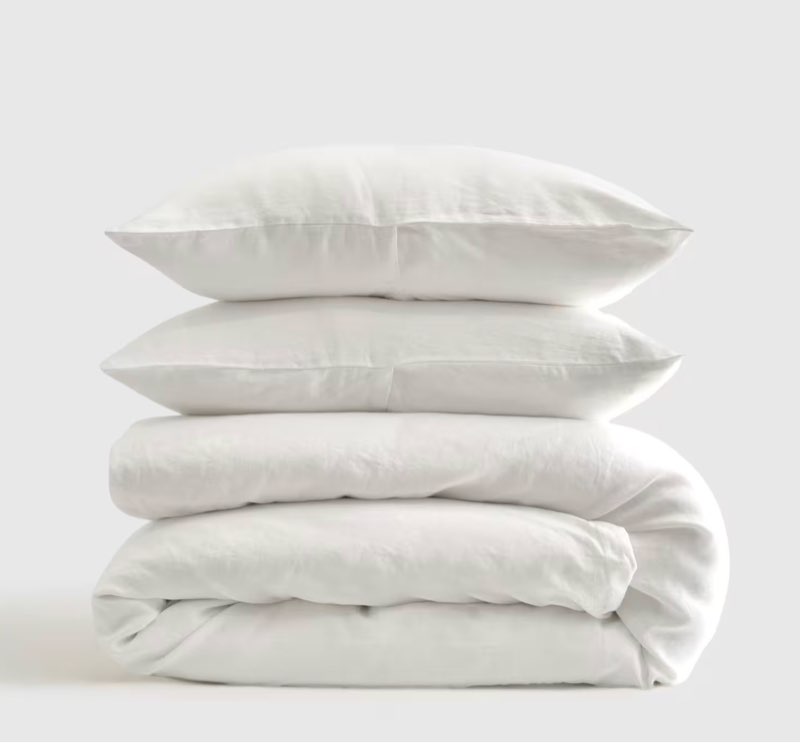 european linen duvet cover set (king/cal king ) 