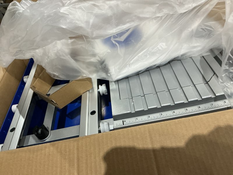 Condition photo showing As Is for kobalt 6-amp 7-in-blade corded wet tabletop sliding table tile saw