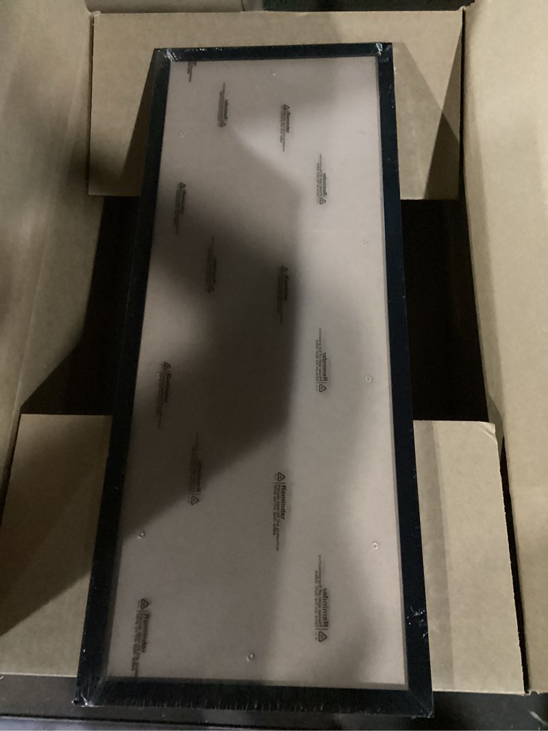 Condition photo showing Good Condition for hukonhep 9x24 black picture frames, photos frame with plexiglass, wall gallery photo frames, horizontal and vertical for wall mounting, home office decoration 9"x24"