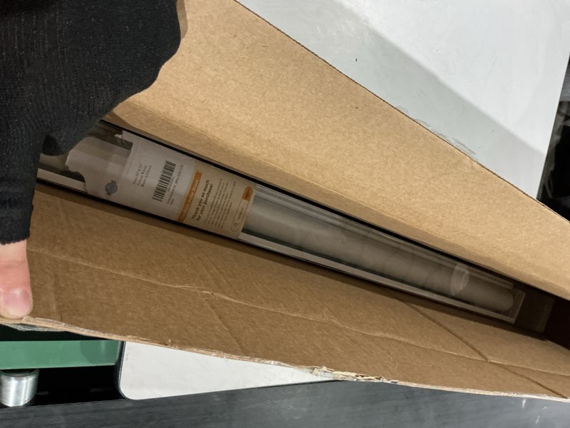 Condition photo showing New/Like New for persilux blackout roller shades - cordless roller blinds with valance, thermal insulated fabric window blinds, uv protection for home, office and bedroom (white, 35"w x 72"h) 35"w x 72"h white