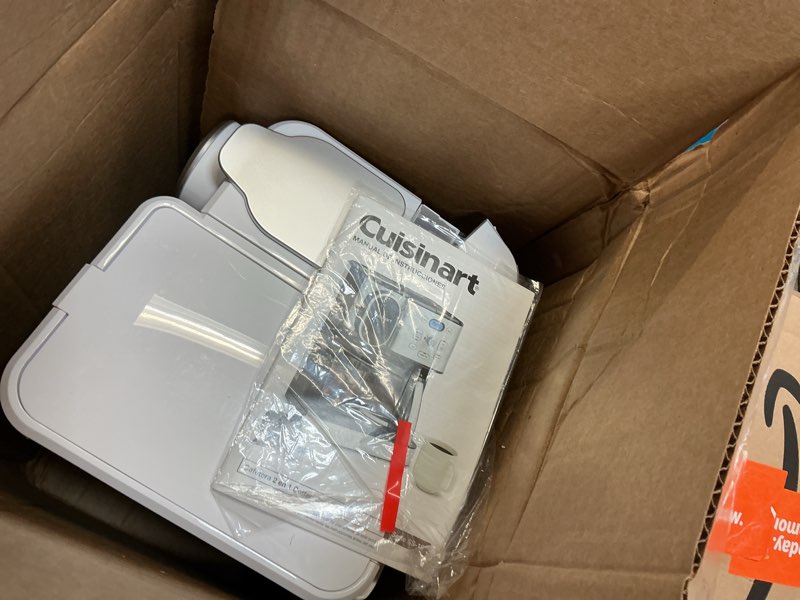 Condition photo showing item condition for Cuisinart 12-Cup Coffee Maker, Single-Serve Brewer Glass Carafe, Automatic Hot & Iced Coffee Machine, Brew Strength Control and Brew Pause, SS-16W, White