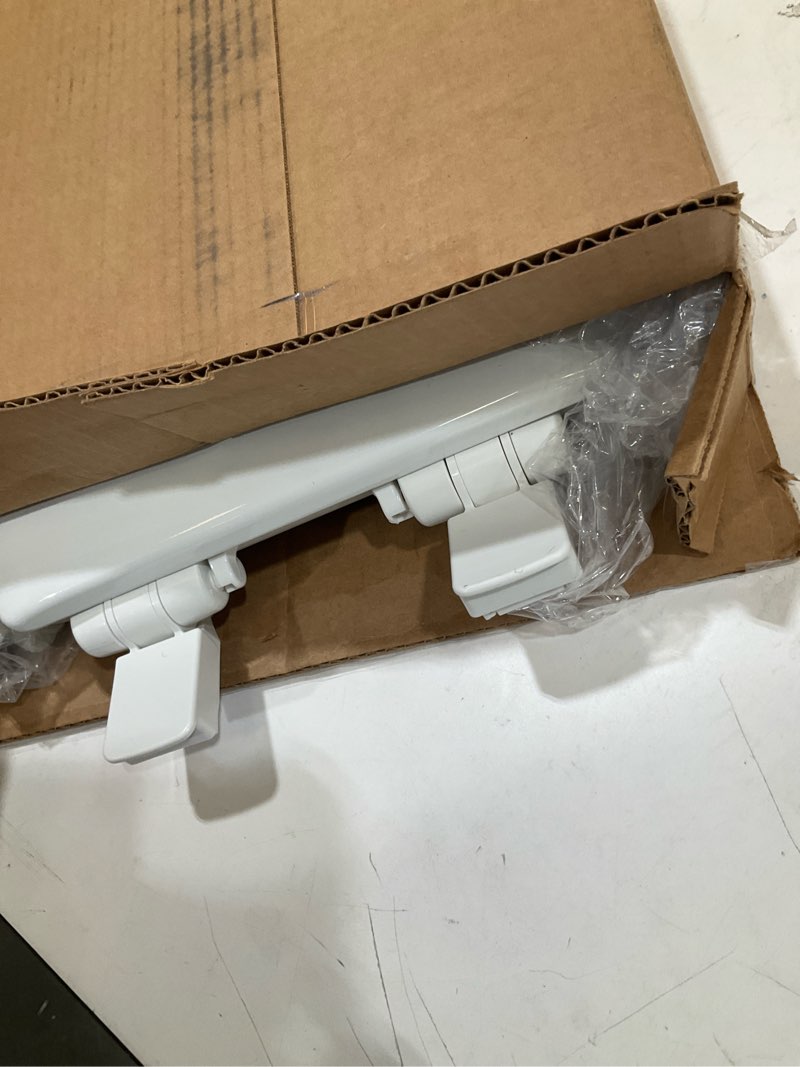 Condition photo showing Good Condition for mayfair nextstep2 toilet seat with built-in potty training seat, slow-close, removable that will never loosen, round, white round 1