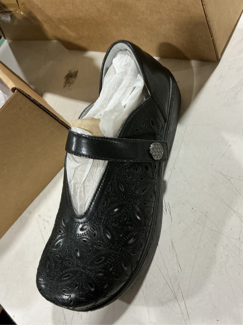 Condition photo showing Good Condition for alegria paloma mary jane for women - timeless comfort, arch support and stylish shoe for everyday elegance and non-slip - nursing and healthcare professionals, black