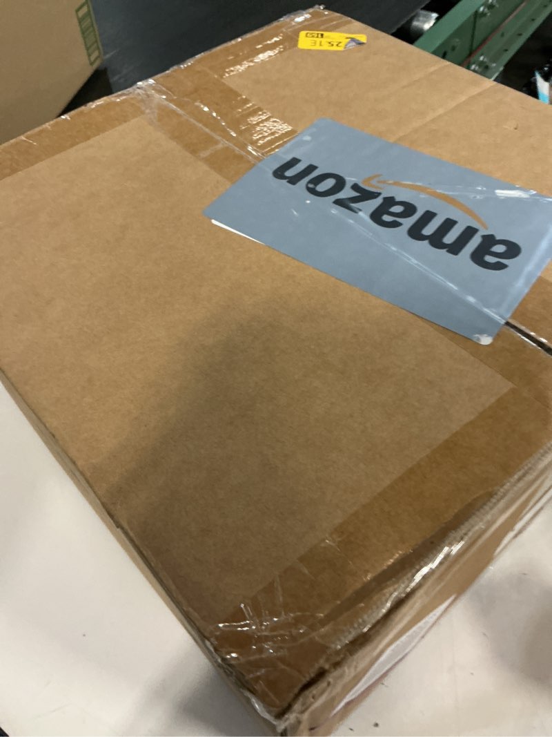 Condition photo showing Good Condition for FOLKSMATE 3-Light Semi Flush Mount Ceiling Light Fixture, Drum Light with Double Fabric Shade, Modern Close to Ceiling Lamps for Dining Room Kitchen White 12inch