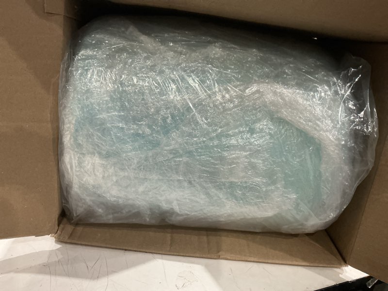 Condition photo showing As Is for sure2sleep gel swirl memory foam mattress topper - 3 inch, pressure relieving, cooling comfort - made in the usa & certipur-us certified - softens firm beds and extends mattress life - twin size twin 3 inch