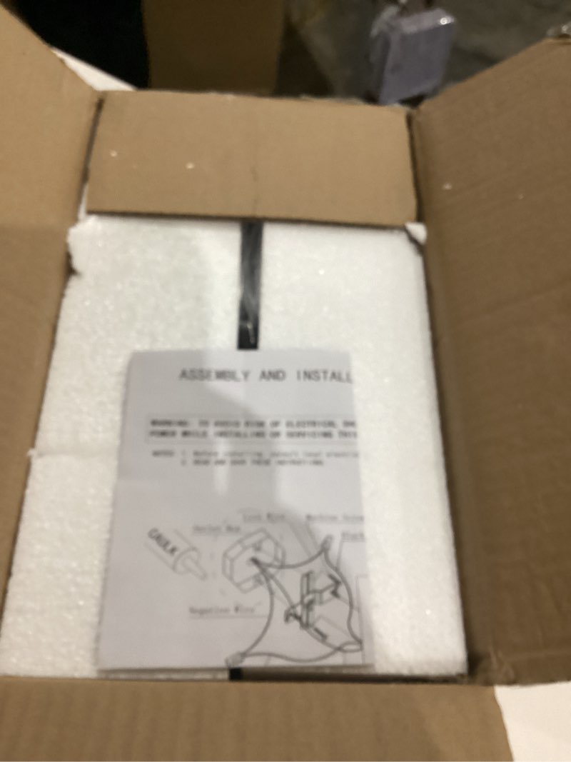 Condition photo showing As Is for 2-Pack Outdoor Wall Lights, Porch Lights, Waterproof Outdoor Wall Sconce, Exterior Light Fixture Oil-Rubbed Bronze Finish with Clear Glass Shade for Garage Patio Front Door Balcony, 12in. Oil-Rubbed Bronze 11.5in.