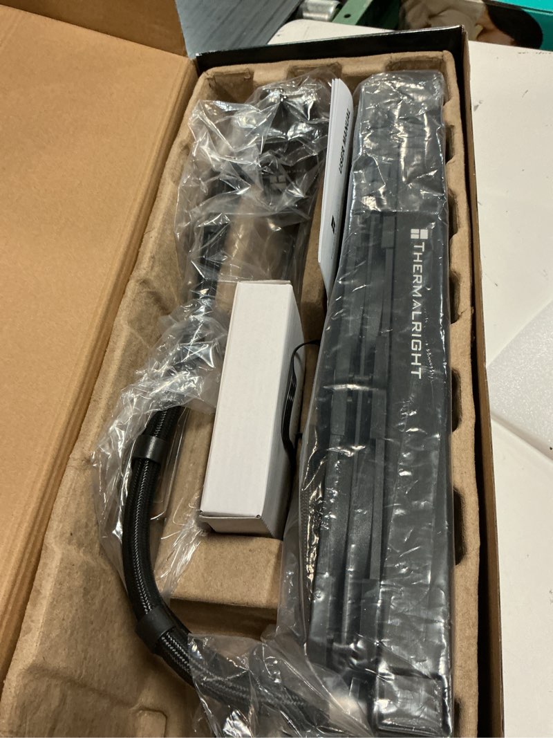 Condition photo showing Good Condition for thermalright frozen edge 360 black cpu water cooler with pwm fans, pump speed is 3300rpm,s-fdb bearing, for amd am4/am5,intel lga1150/1155/1200/1700/2011(fe360 black)