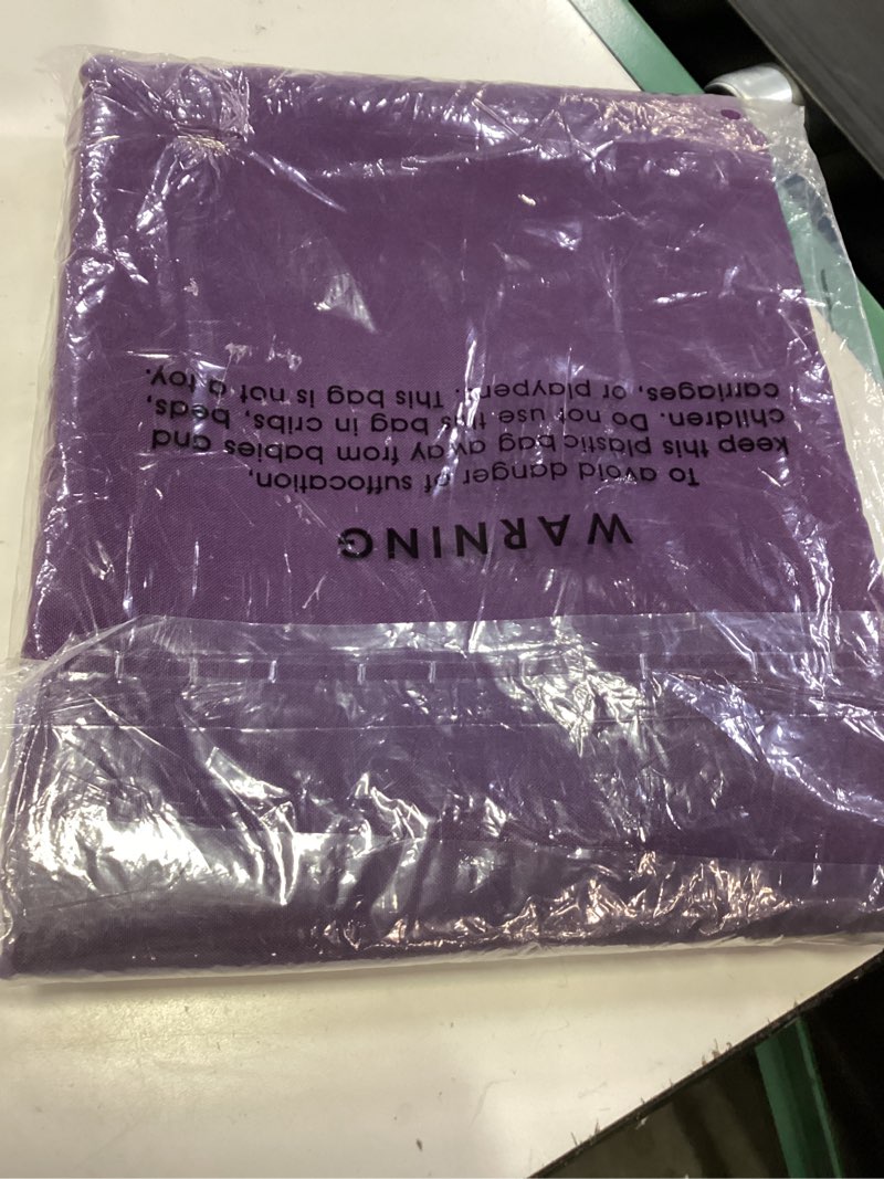 Condition photo showing Good Condition for sancua rectangle tablecloth - 70 x 120 inch - stain and wrinkle resistant washable polyester table cloth, decorative fabric table cover for dining tables, buffet parties and camping, purple purple 120" x 70" (rectangular)
