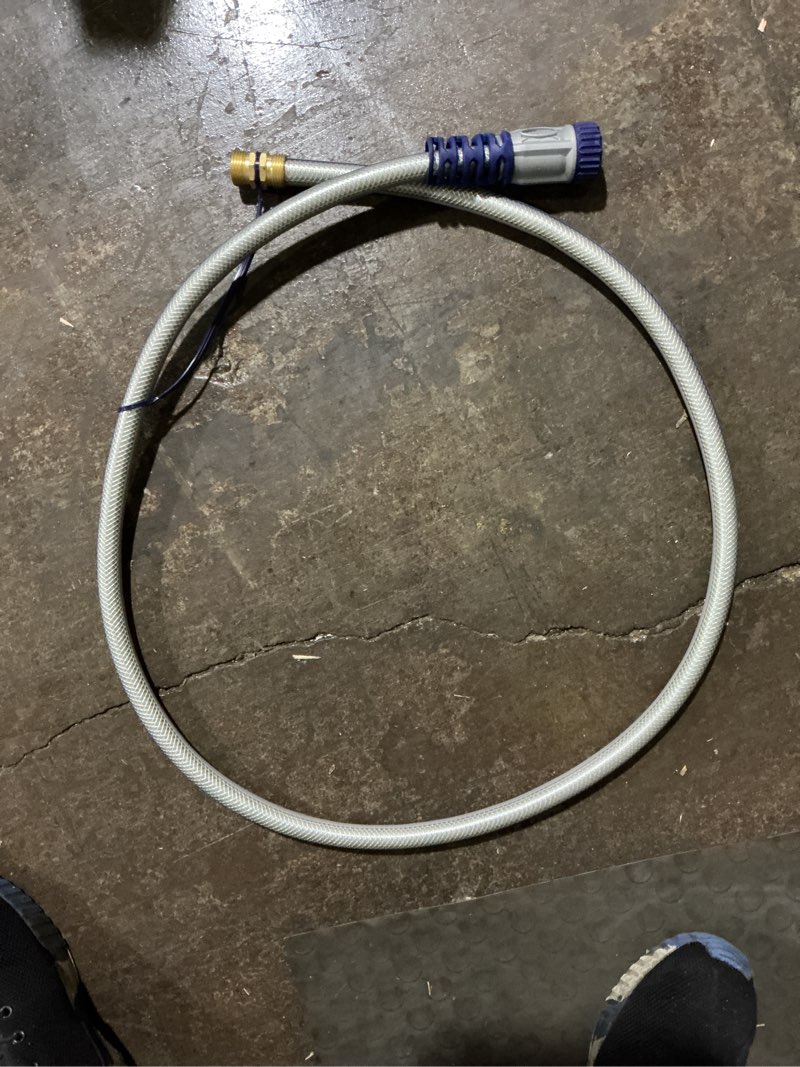 Condition photo showing As Is for orbit miele-compatible dishwasher inlet hose