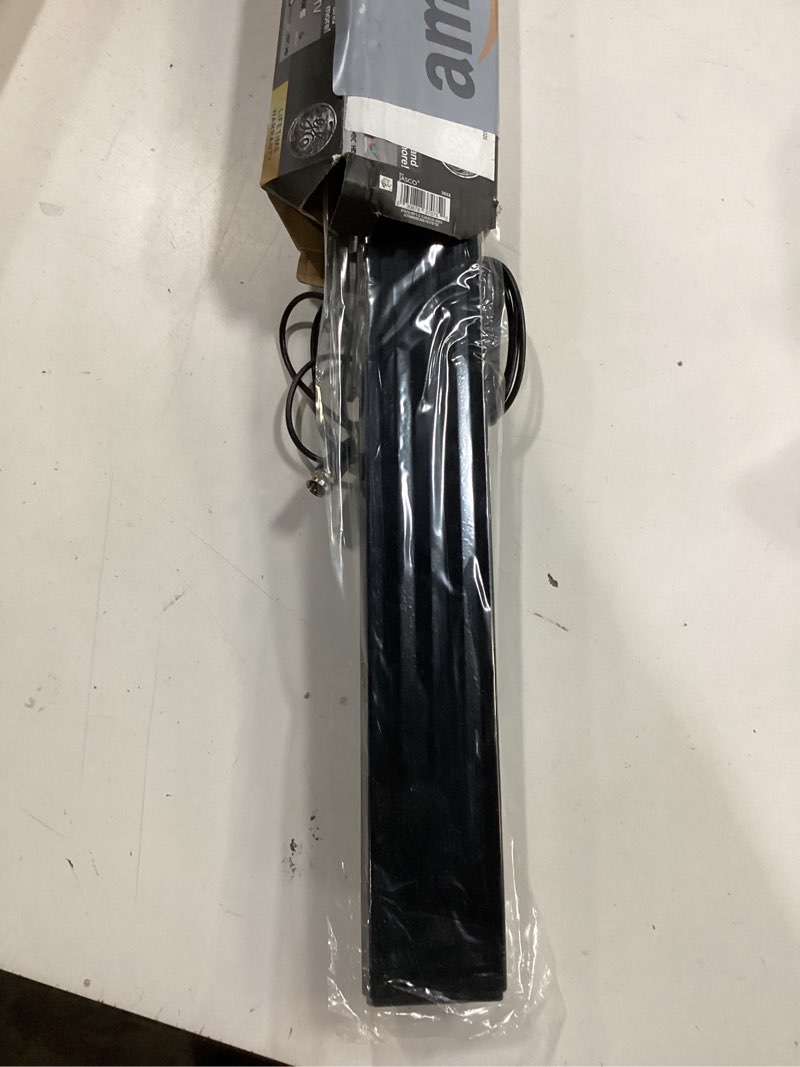 Condition photo showing Good Condition for GE Hover Amplified HD Digital TV Antenna, Long Range Smart TV Antenna, Easy Mount on Top Design, Supports 4K 1080P HDTV VHF UHF, Indoor Amplified Signal Booster, 5ft Coax HDTV Cable/AC Adapter, 37075 TV Mount