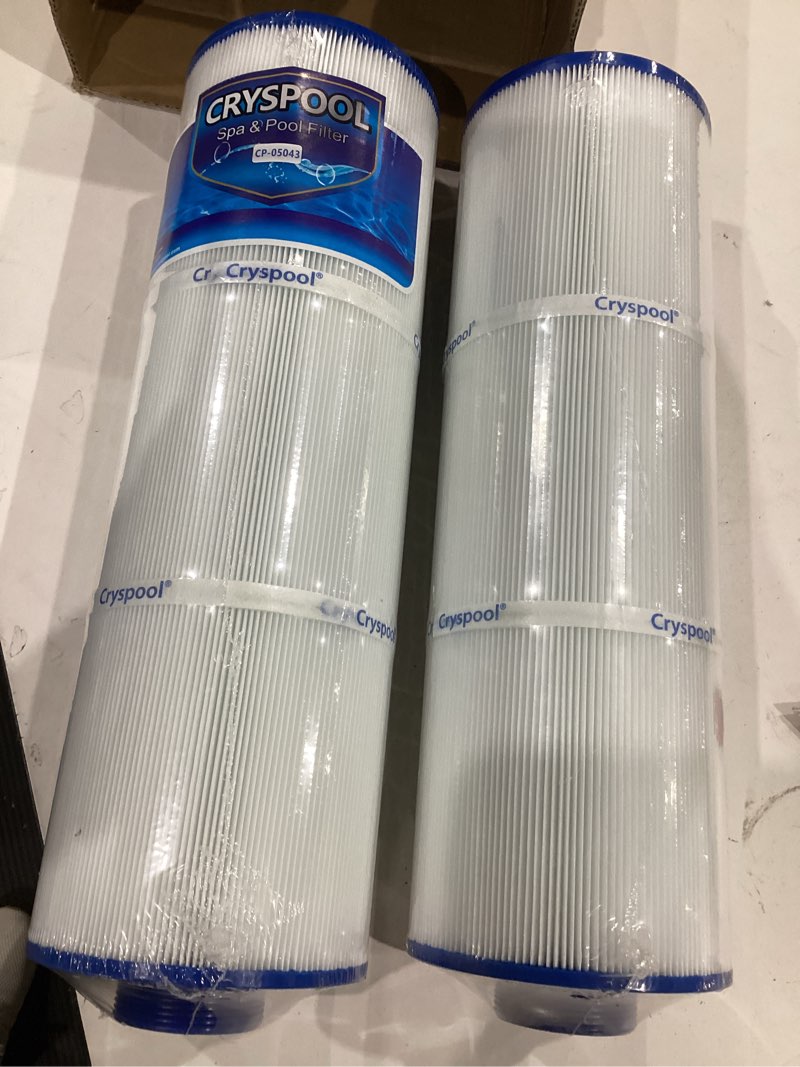 Condition photo showing New/Like New for cryspool® 05043 filter compatible with 20690 marquis hot tub filter, 5ch-512, 50 sq. ft spa filter cartridge, 2 pack