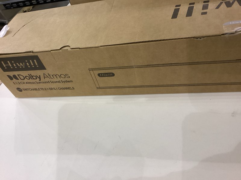 hiwill 5.2.2ch wooden dolby atmos soundbar, all-in-one sound bar for smart tv with dual built-in sub