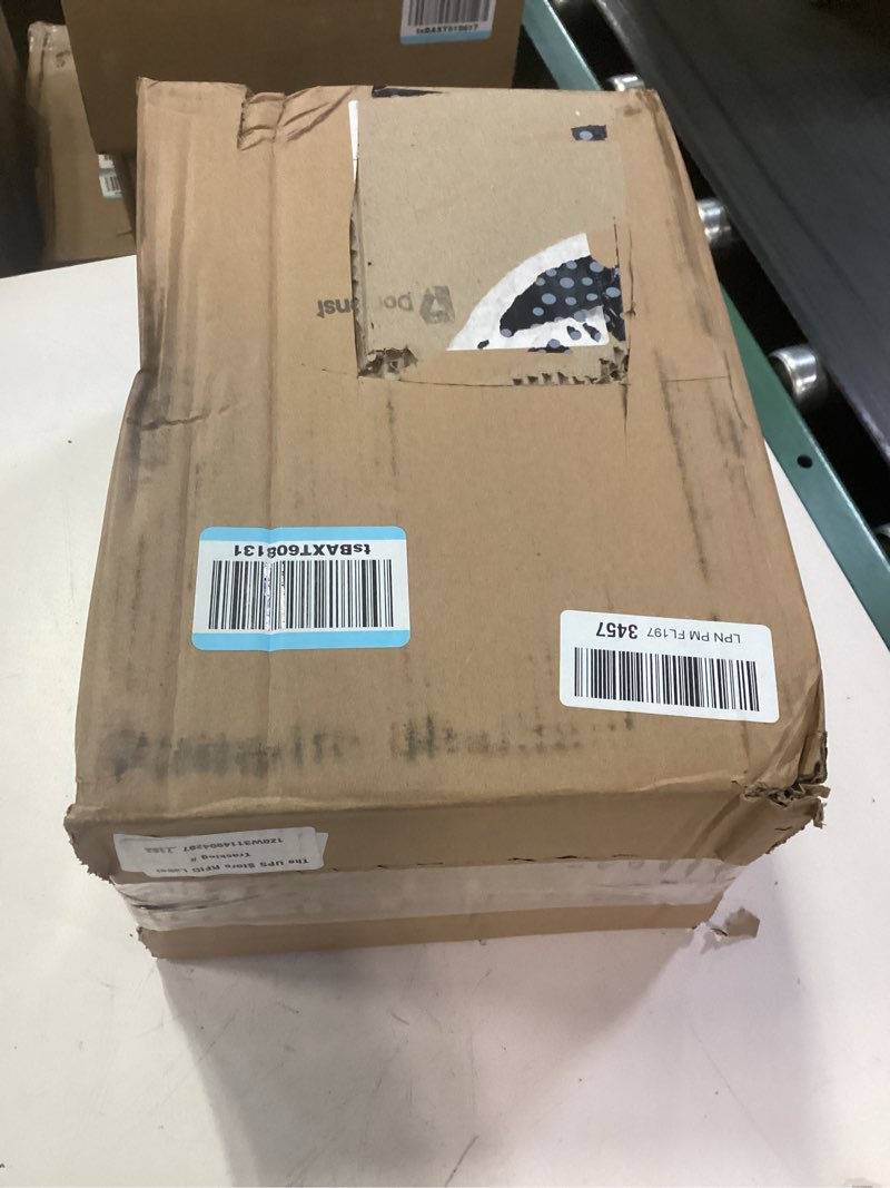 Condition photo showing New/Like New for domensi 2 pack 2.5 gallon drink dispenser for fridge with spigot water dispenser leak proof lids filter screen beverage juice container sealed plastic lemonade milk cold hot drink tea jug for party 2 2.5 gallon