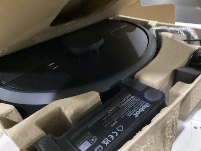 Condition photo showing As Is for irobot roomba 105 vac robot vacuum - easy to use, intense power-lifting suction, lidar navigation, multi-surface cleaning, cleans in neat rows, self-charging