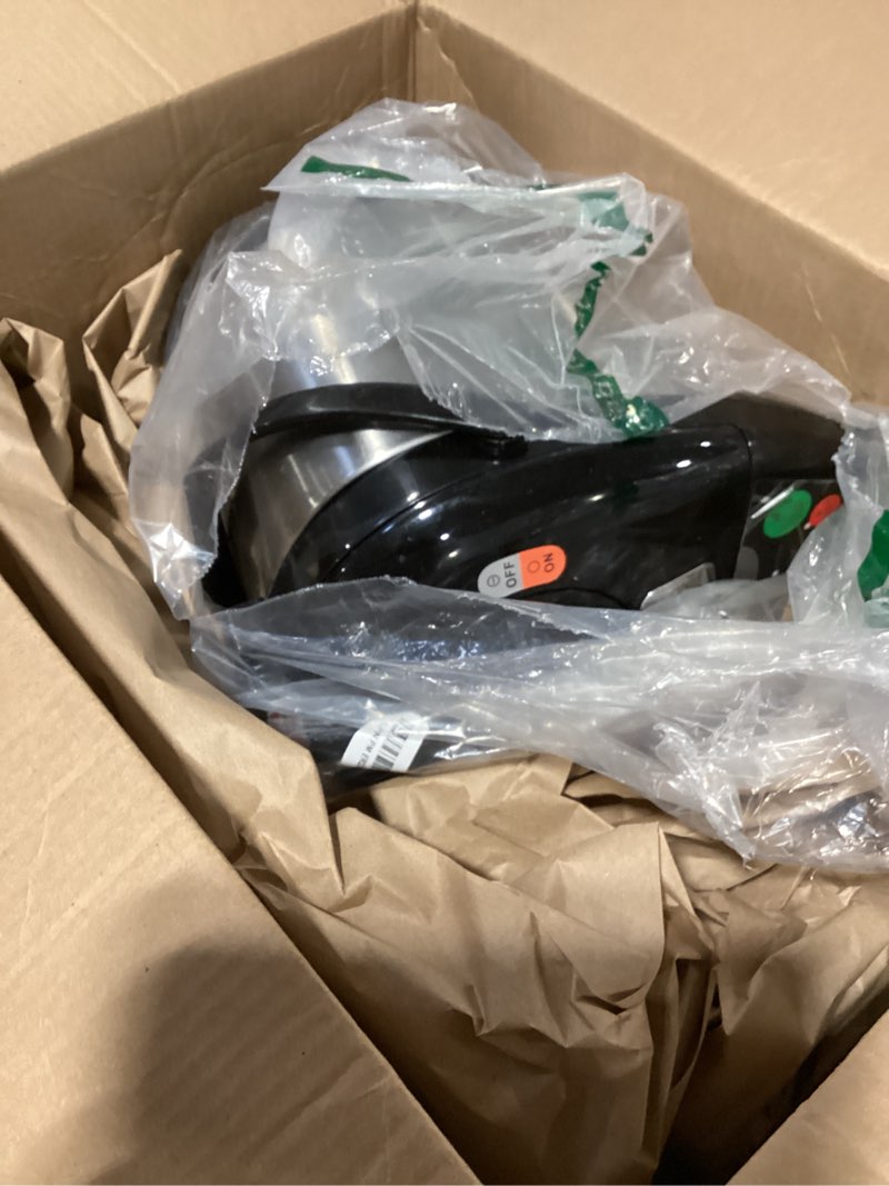 Condition photo showing Good Condition for NutriChef Digital Water Boiler and Warmer - 3L/3.17 Qt Stainless Electric Hot Water Dispenser w/ LCD Display, Rotating Base, Keep Warm, Auto Shut Off, Safety Lock, Instant Heating for Coffee & Tea 3 Liter