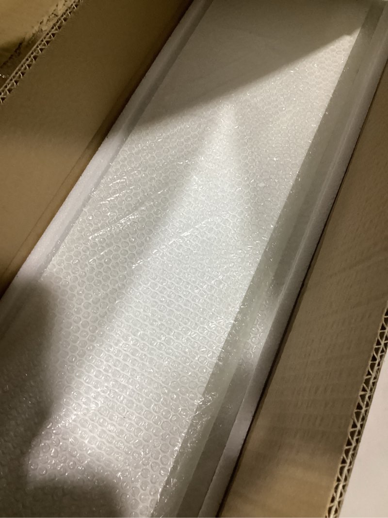 Condition photo showing Good Condition for WOPITUES Floating Shelves 24 inch with Gold Metal Guardrail, Shelves for Wall Decor Set of 3, Wall Shelves for Bedroom, Bathroom, Kitchen, Living Room, Plants, Picture Frames, Art- Black and White Black and White 23.6 inch