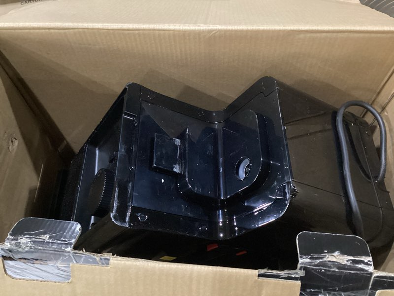 Condition photo showing As Is for fully automatic espresso machine with grinder & auto milk frother, smart alarm, coffee machine with intuitive touchscreen & auto-clean function, ideal for latte, cappuccino, americano, not tested, incomplete