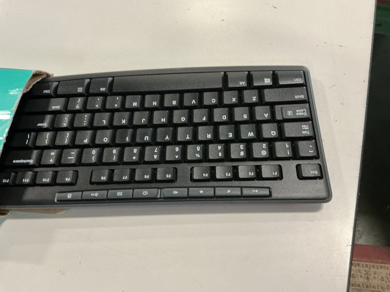 Condition photo showing Good Condition for Logitech MK270 Wireless Keyboard and Mouse Combo for Windows, 2.4 GHz, 8 Multimedia Keys, PC, Laptop, Wireless Keyboard Compact Mouse Combo - Black