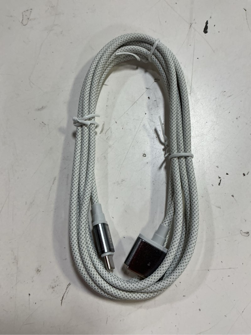 Condition photo showing Good Condition for lisen macbook charger usb-c to magnetic 3 cable (6.6ft) for m4/m3/m2 macbook pro air m5 charger, 140w magnetic safe 3 cable computer laptop cord for pro (16"/14" 2026-2021) air (15''/13'' 2026-2022) 6.6ft grey