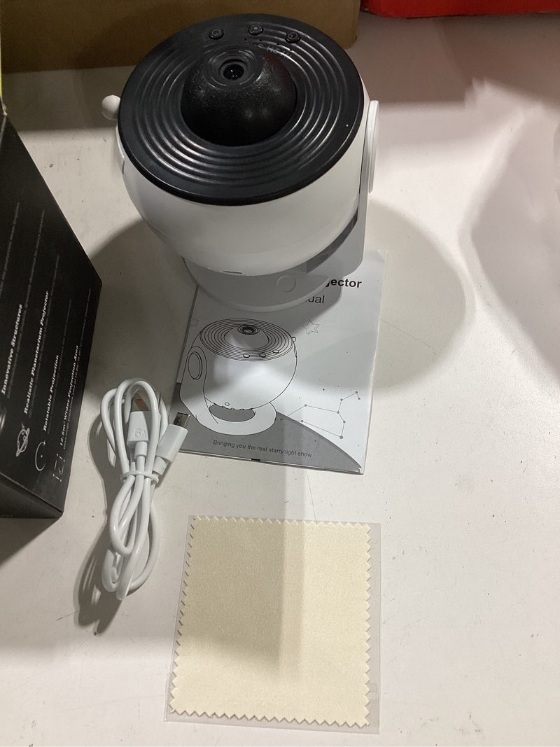 Condition photo showing New/Like New for galaxy projector for bedroom, upgraded hd star projector lens, 13 in 1 planetarium star projector with solar system & constellation - 360° rotating with timer, adjustable knob, kids adults room decor