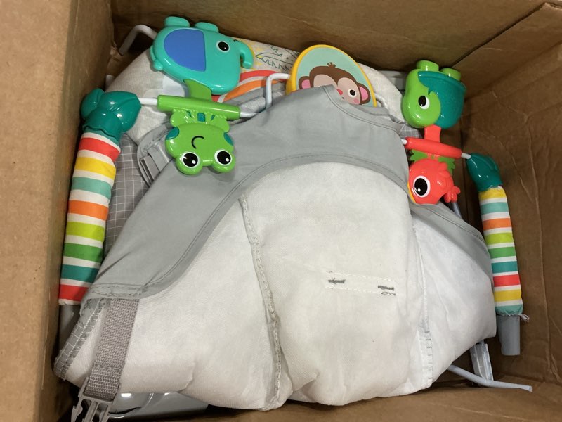 Condition photo showing Good Condition for Bright Starts Playful Paradise Comfy Baby Bouncer Seat with Soothing Vibration and Toys, Unisex, 0-6 Months