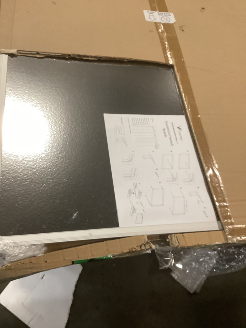 Condition photo showing Good Condition for VIZ-PRO Magnetic Whiteboard/Dry Erase Board, 48 X 36 Inches, Silver Aluminium Frame