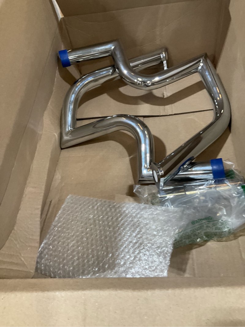 Condition photo showing As Is for crash bar engine guard for harley softail(chrome-b) | for fl deluxe fat boy