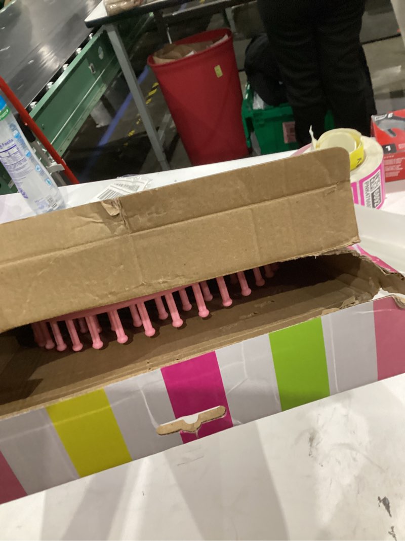 Condition photo showing As Is for WAYION 55" Afphgan Serenity Loom Knitting Board Weave Loom Kit with Step by Step Instructions Great for The Experienced Loom Knitter(Blue/Pink) (Pink)