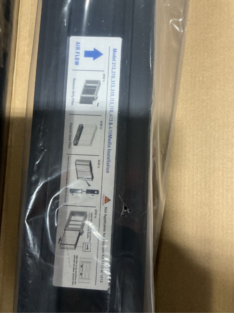 Condition photo showing Good Condition for (Similar to) Demao Mesh Window AC Covers for Outside, Air Conditioner Cover for Outside Wall AC Unit, Ventilation & Dustproof Leafproof Protector Heavy Duty PVC Net Cover(17\" W × 12\" D × 13\" H) 17Wx12Dx13H