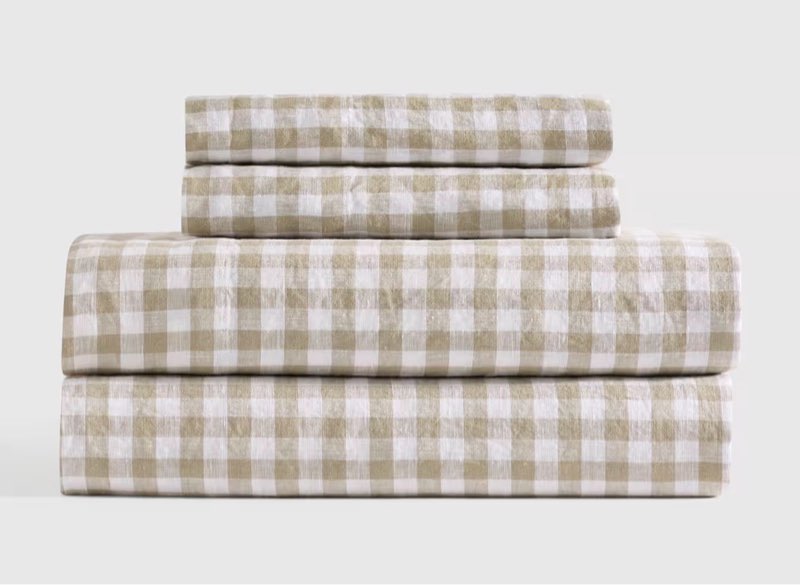 quince european linen sheet set king(set of 3)