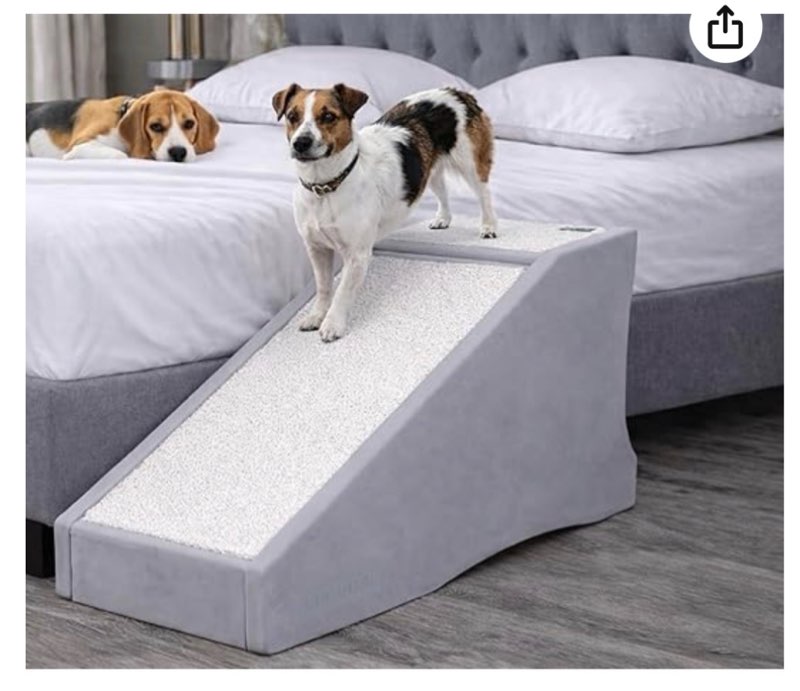 pet gear stramp stair and ramp combination for dogs/cats, easy step, lightweight/portable, sturdy, easy assembly (no tools required) 1 model, sea salt