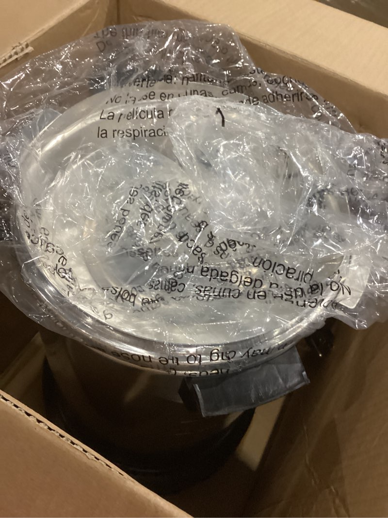 Condition photo showing As Is for west bend commercial coffee urn highly-polished aluminum features automatic temperature control large capacity with quick brewing smooth prep and easy clean up nsf approved, 55-cup, silver