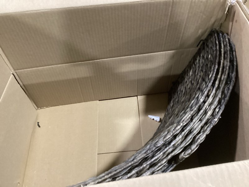 Condition photo showing Good Condition for GRANNY SAYS Christmas Wicker Tree Collar for 4-7.5 ft Trees, 22½" D Christmas Tree Stand for Champagne Trees, Beautiful Tree Skirts, Basket for Bottom of Christmas Trees, Brown Dark Brown 22½" Round