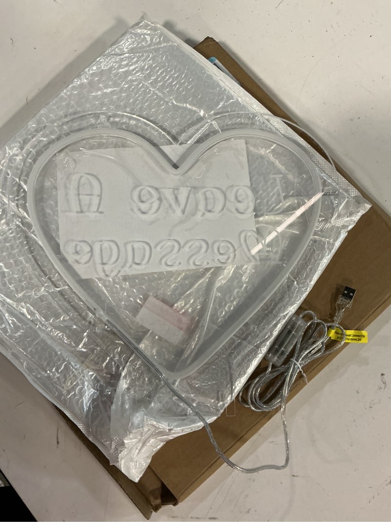 Condition photo showing New/Like New for leave a message neon sign with holder base, neon guestbook table sign for wedding shop business desk decor reception welcome dimmable led sign, warm white usb neon light sign