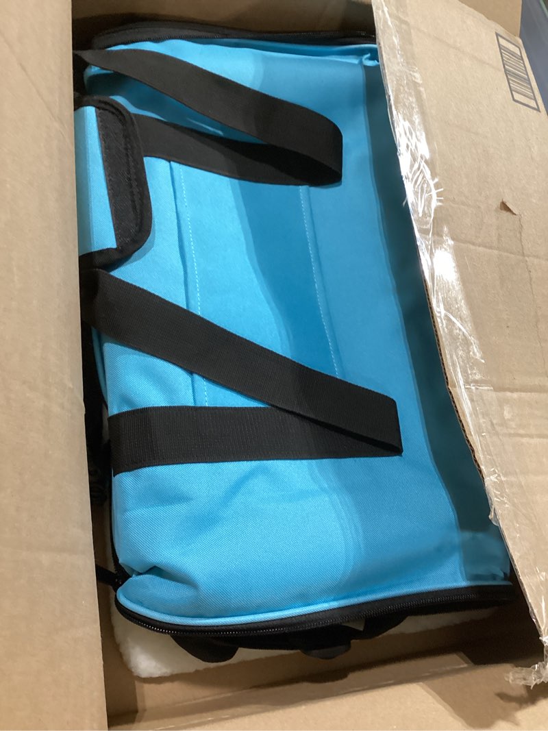 Condition photo showing Good Condition for henkelion large cat carriers dog carrier pet carrier for large cats dogs puppies up to 25lbs, big dog carrier soft sided, collapsible travel puppy carrier - large - blue 20.0"l x 13.0"w x 13.0"h blue