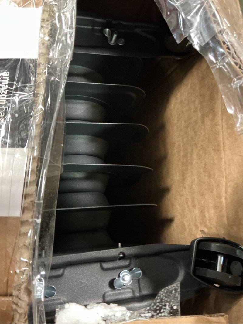 Condition photo showing As Is for Amazon Basics Oil Space Heater, Portable Radiator Heater with 7 Oil-Filled Fins for Indoor Use, 3 Heat Settings, Thermostat, Tip-Over Protection, ETL Safety Certificate, Manual Control, 1500W, Black