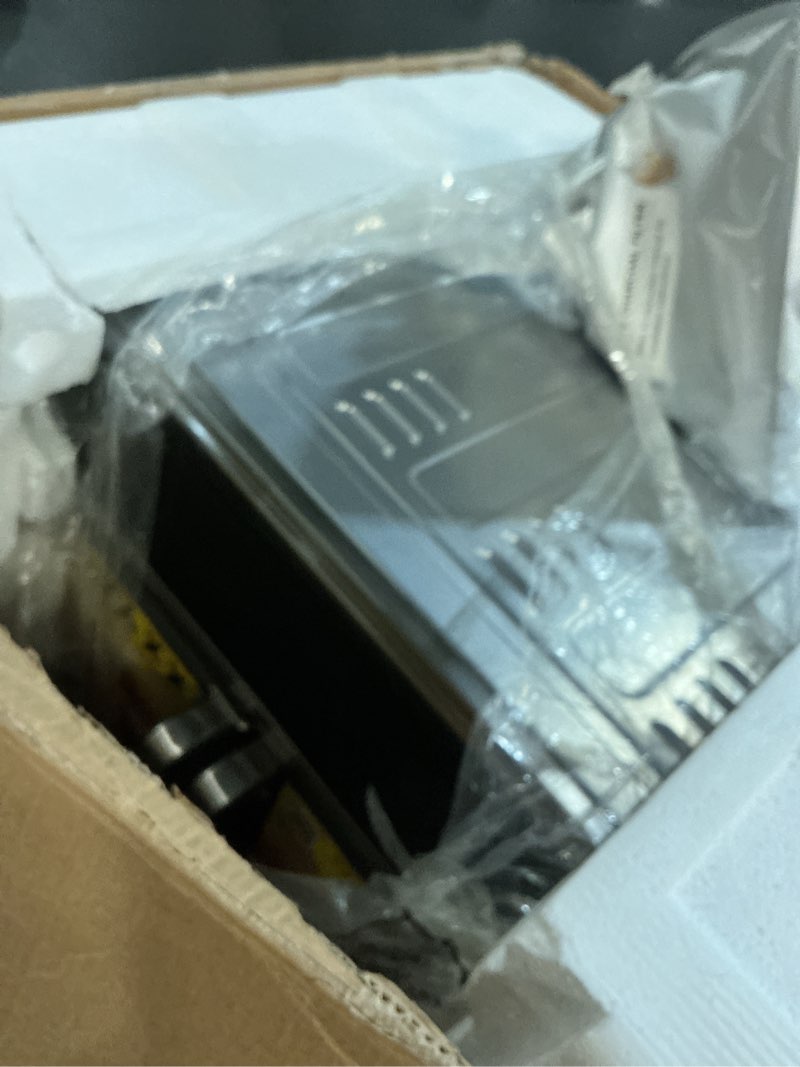 Condition photo showing New/Like New for kalorik - maxx 26 qt digital air fryer oven and grill - stainless steel