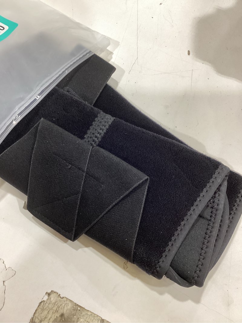 Condition photo showing New/Like New for jomvd knee brace for knee pain, meniscus tear, adjustable knee support with side spring stabilizers for meniscus tear, arthritis, patella stability, knee pain relief, women and men, xx-large black xx-large